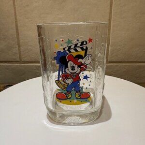 VTG 2000 McDonald’s Walt Disney World Celebration Square Glass Mickey Studios